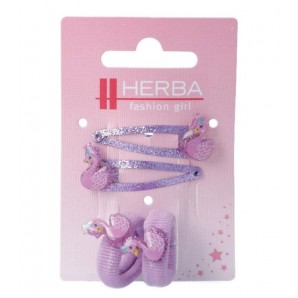 Herba Kids Clips+Haarbinder (4 Stk)