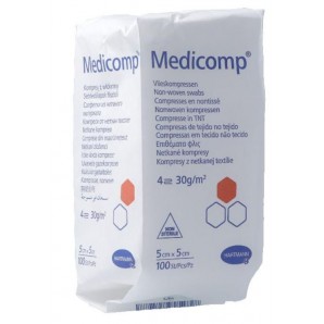 Medicomp 4 fach S30 5x5cm unsteril (100 Stk)
