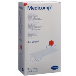 Medicomp 4 fach S30 10x20cm steril (25x2 Stk)