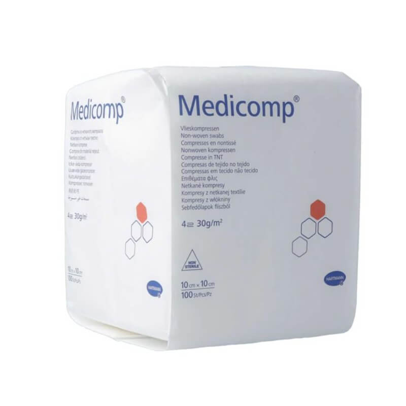 Medicomp 4 fach S30 10x10cm unsteril (100 Stk)