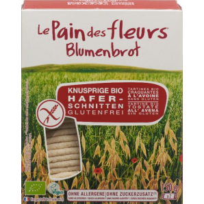 Le Pain des fleurs Blumenbrot Knusprige Bio Hafer-Schnitten (150g)