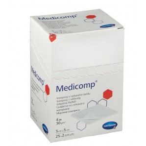 Medicomp 4 fach S30 5x5cm steril (25x2 Stk)