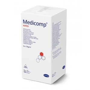 Medicomp Extra 6 fach S30 5x5cm unsteril (100 Stk)