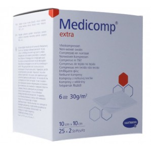 Medicomp Extra 6 fach S30 10x10cm unsteril (100 Stk)