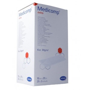 Medicomp Extra 6 fach S30 10x20cm steril (25x2 Stk)
