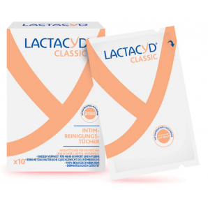 Lactacyd Intimpflegetücher einzeln (10 Stk)