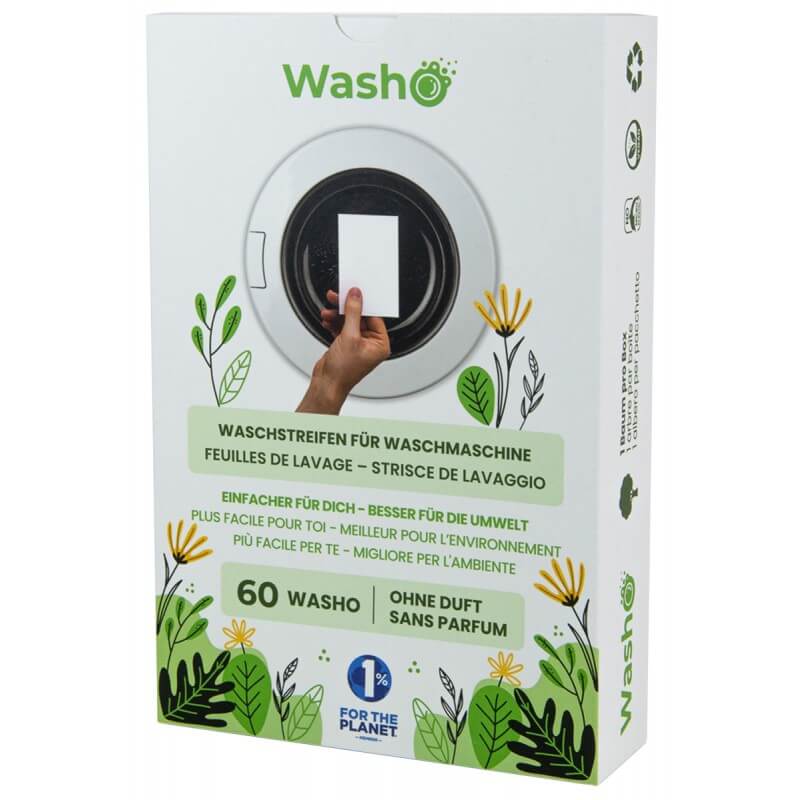 Washo Waschstreifen ohne Duft (60 Stk)