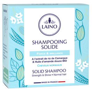 LAINO shampooing solide force et brillance (60g)