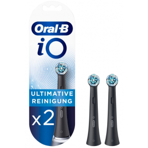 Oral-B iO Ultimative Reinigung Aufsteckbürsten schwarz (2 Stk)