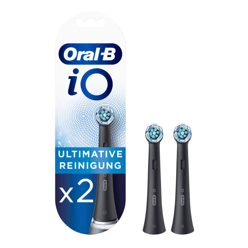 Oral-B iO Ultimative Reinigung Aufsteckbürsten schwarz (2 Stk)
