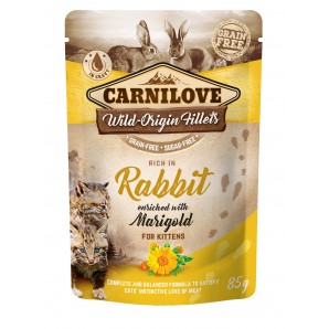 CARNILOVE Adult Pouch Ragout Kaninchen mit Ringelblume (24x85g)