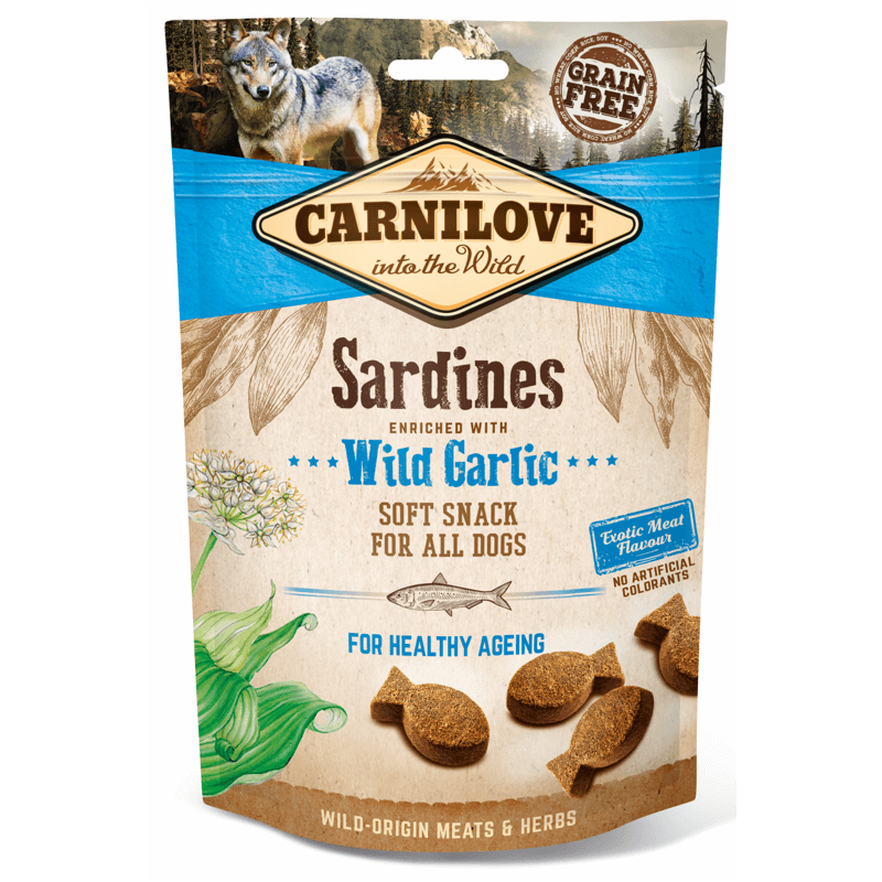 CARNILOVE Adult Soft Snack Sardinen mit Bärlauch (200g)