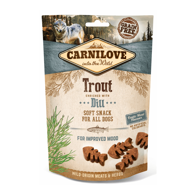 CARNILOVE Adult Soft Snack Forelle mit Dill (200g)