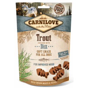 CARNILOVE Adult Soft Snack Forelle mit Dill (10x200g)