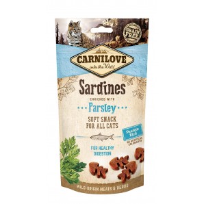 CARNILOVE Adult Soft Snack Sardine mit Petersilie (12x50g)
