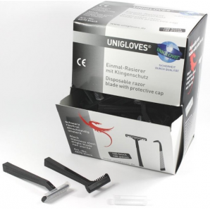 Unigloves Disposable razor single edge black (100 pcs)