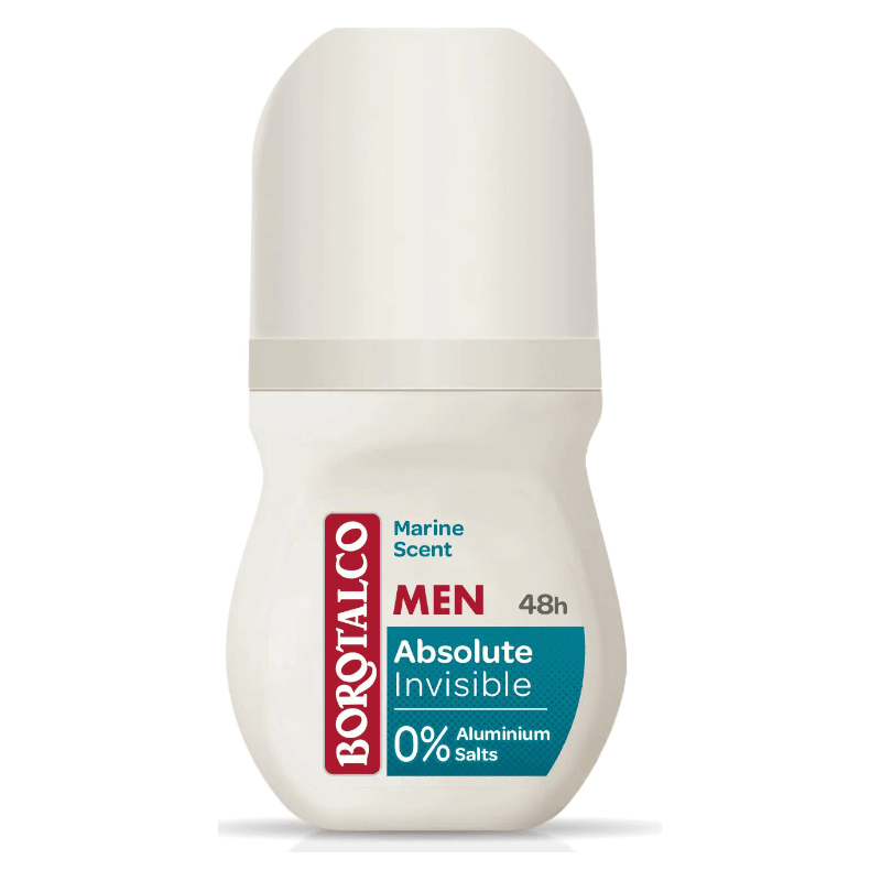 Buy Borotalco Men Deo Roll-on Absolute Invisible Marine (50ml