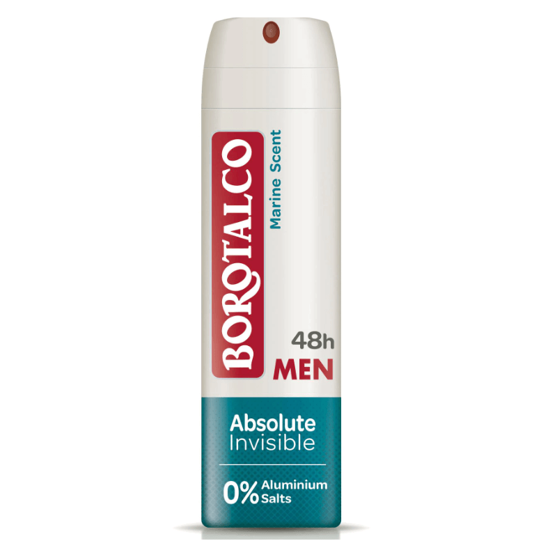 Buy Borotalco Men Deo Spray Absolute Invisible Marine (150ml) | Kanela