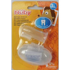 Nuby Finger Toothbrush with...