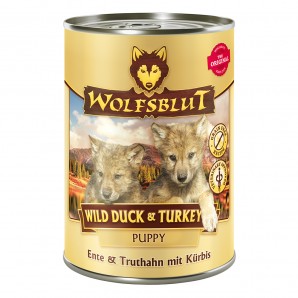 Wolfsblut Puppy Ente & Truthahn mit Kartoffel (395g)