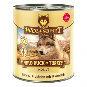 Wolfsblut Adult Ente & Truthahn mit Kartoffel (800g)