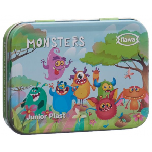 Flawa Junior Plast Monsters Box (20 Stk)