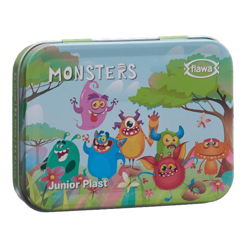 Flawa Junior Plast Monsters Box (20 Stk)