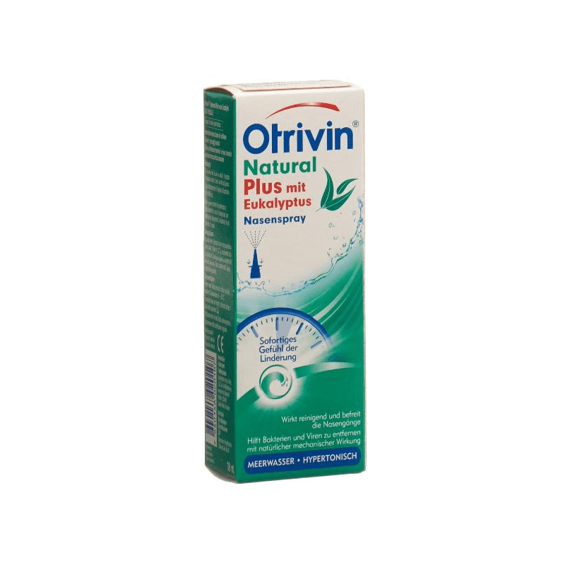 Otrivin Natural Plus spray nasal à l'eucalyptus (20ml)