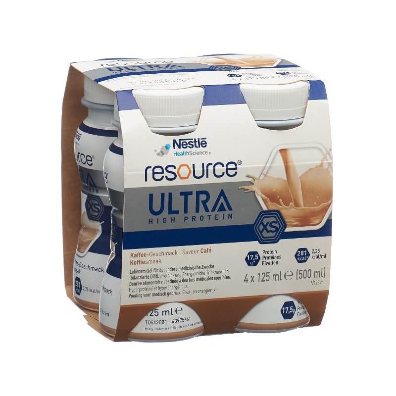 Nestlé Resource Ultra High XS Kaffee (4x125ml)