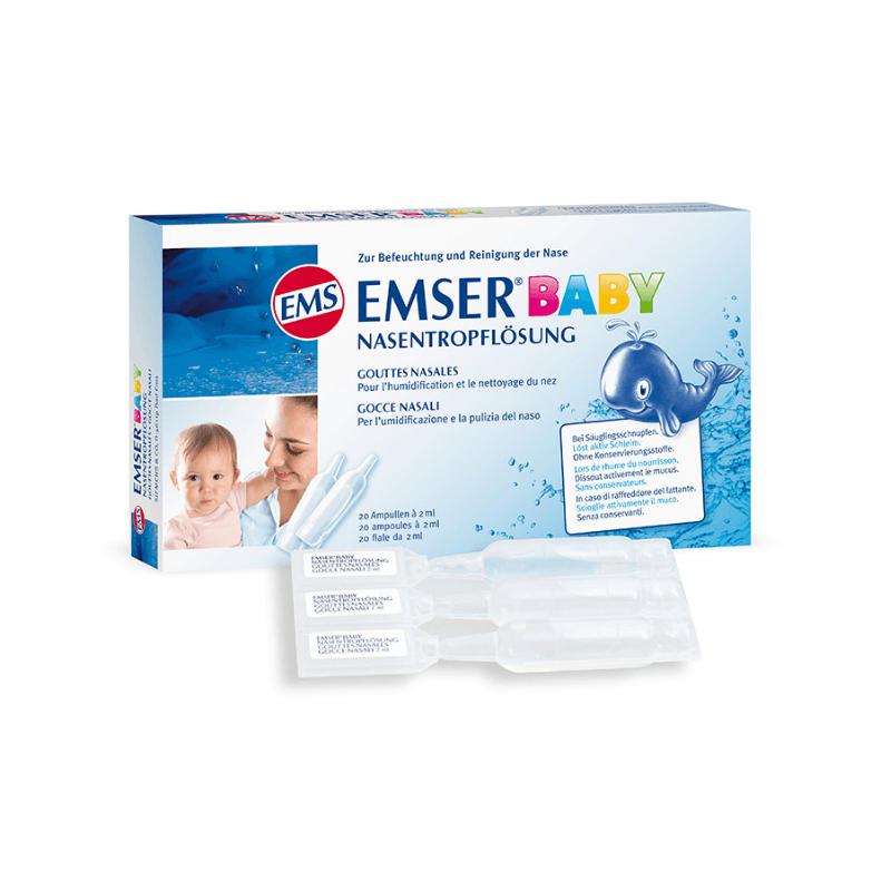 EMSER solution de gouttes nasales Baby (20 x 2ml)