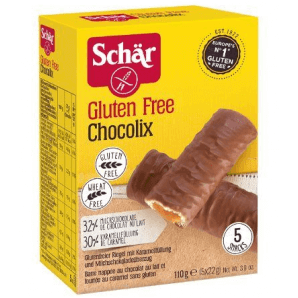 SCHÄR Chocolix Riegel mit Caramel glutenfreie (110g)