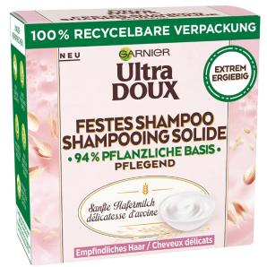 GARNIER Ultra DOUX Festes Shampoo Sanfte Hafermilch (60g)