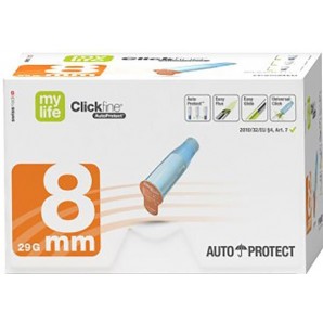 Mylife Clickfine AutoProtect Pen Nadel 8mm (100 Stk)