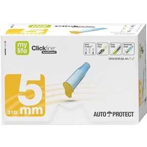 Mylife Clickfine AutoProtect Pen Nadel 5mm (100 Stk)