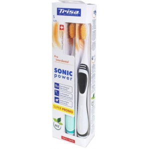 Trisa Sonic Power Akku Complete Protection Brosse À Dents Medium 1 Pièce