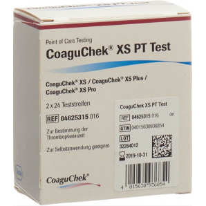 CoaguChek XS PT Teststreifen (2x24 Stk)