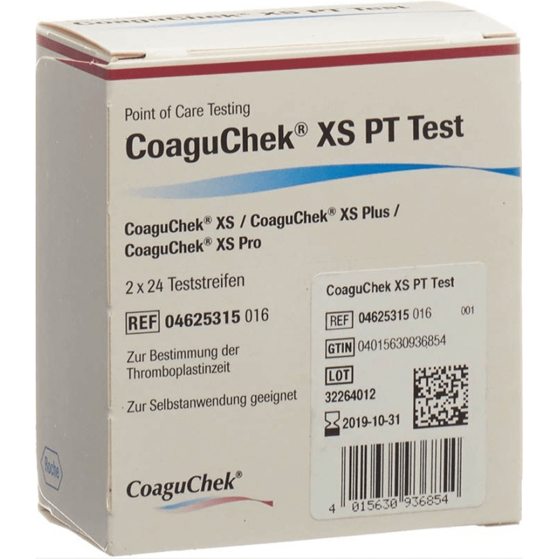 CoaguChek XS PT Teststreifen (2x24 Stk)