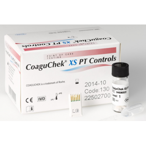 CoaguChek XS PT Qualitätskontrolle Lösung (4x1ml)