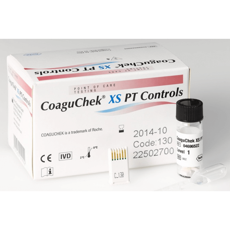 CoaguChek XS PT Qualitätskontrolle Lösung (4x1ml)