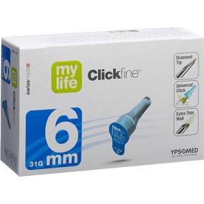 Mylife Clickfine Pen Nadeln 6mm 31G (100 Stk)