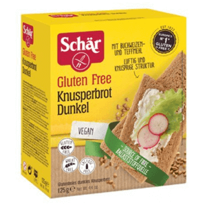 SCHÄR dark gluten-free crispbread (125g)