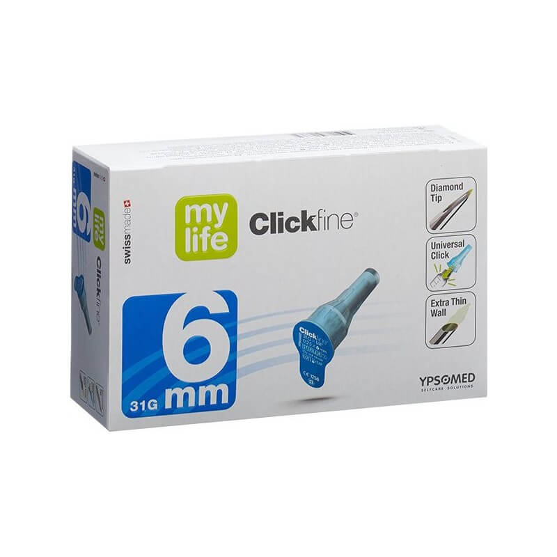 Mylife PI-APS Clickfine Pen Nadeln 6mm 31G (100 Stk)