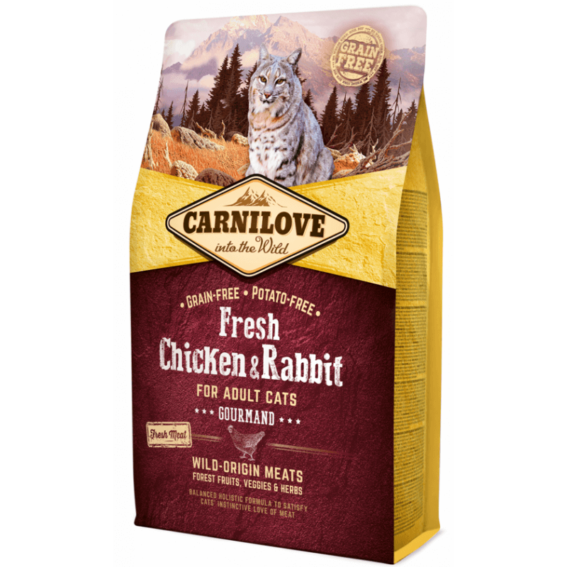 CARNILOVE Adult Fresh Huhn & Kaninchen Feinschmecker (2kg)