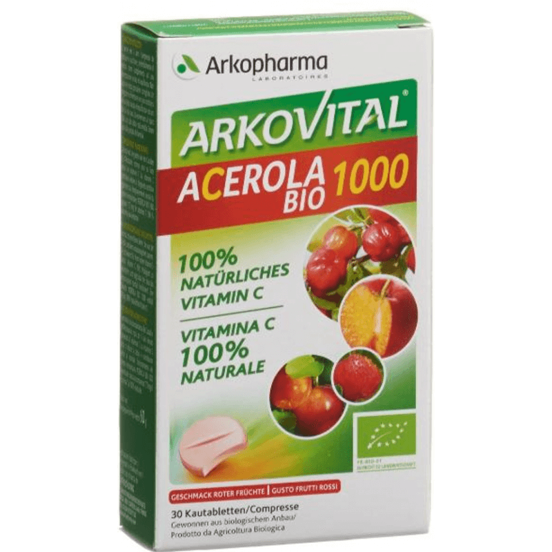 ARKOVITAL Acerola 1000 Bio Tabletten (30 Stk)