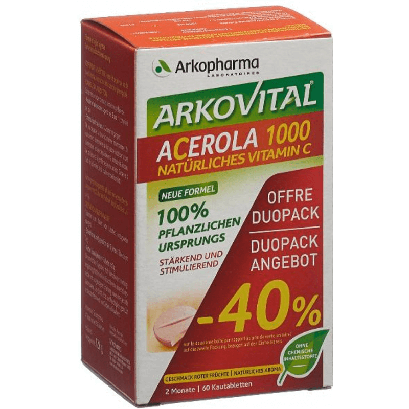 ARKOVITAL Acerola 1000 Tabletten (2x30 Stk)