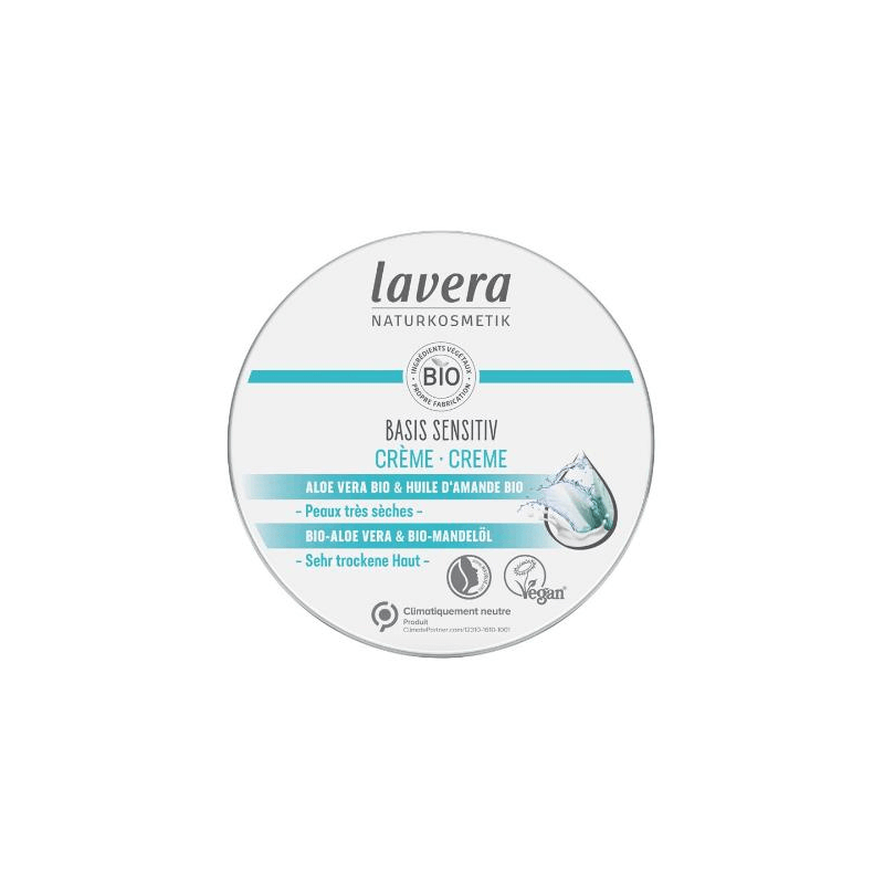 Lavera Basis Sensitive Creme All - Round Aloe & Mandelöl (150ml)