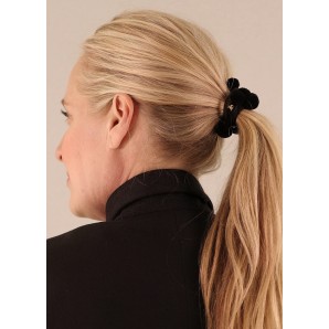 CORINNE Haargummi Hair Tie Pom Pom Ibiza black (3 Stk)