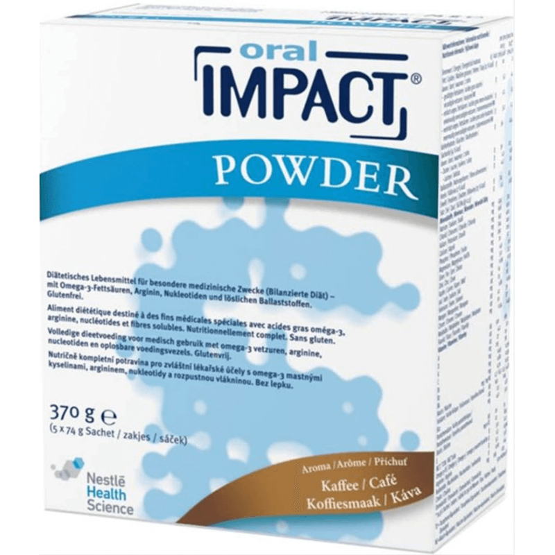 Nestlé Oral IMPACT Immunonutrition Pulver Kaffee (5x74g)