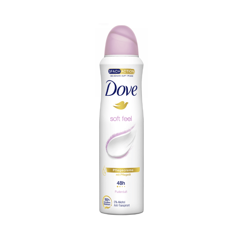 Dove soft feel Anti-Transpirant Deo Spray Puderduft (150ml)