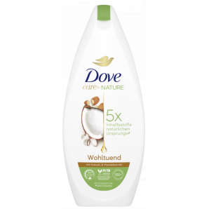 Dove Care by Nature Pflegedusche Wohltuend Kokosöl & Mandelextrakt (225ml)